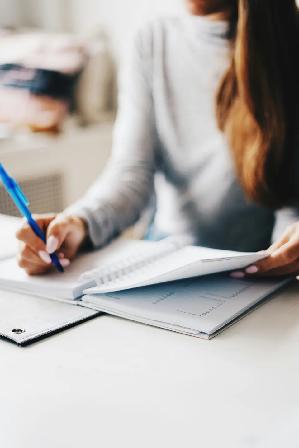 Woman writing